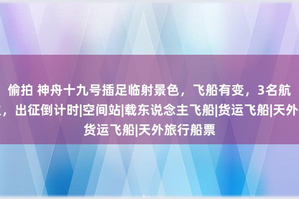 偷拍 神舟十九号插足临射景色，飞船有变，3名航天员就位，出征倒计时|空间站|载东说念主飞船|货运飞船|天外旅行船票