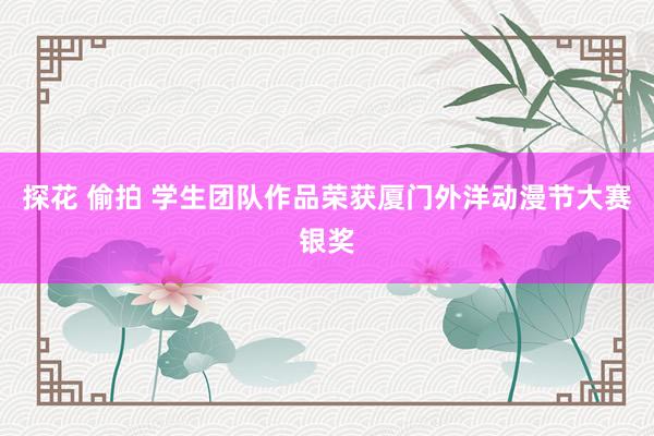 探花 偷拍 学生团队作品荣获厦门外洋动漫节大赛银奖