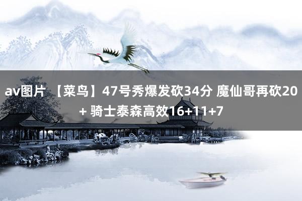 av图片 【菜鸟】47号秀爆发砍34分 魔仙哥再砍20+ 骑士泰森高效16+11+7